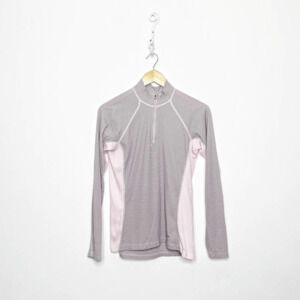 Patagonia Gray and Pink Long Sleeve Top
